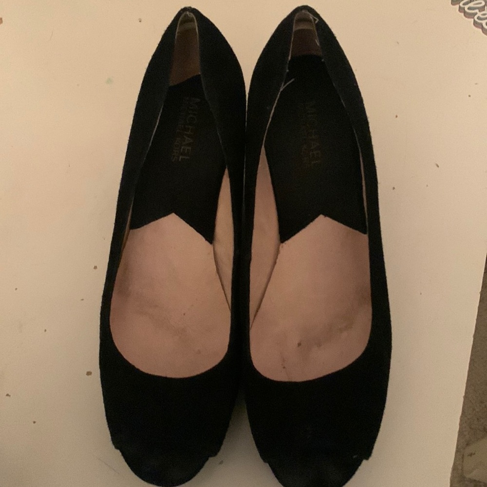 Michael Kors black wedges